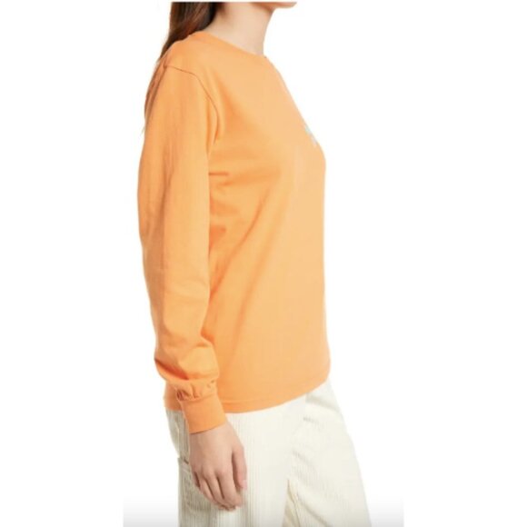 Lisa Says Gah Orange and Blue Long Sleeve Tee - Picture 6 of 7